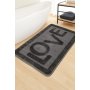 L`ESSENTIEL MAISON Prostirka za kupatilo Love Anthracite - slika 3