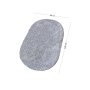 L`ESSENTIEL MAISON Prostirka za kupatilo Colors of Oval Grey - slika 3