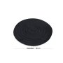 L`ESSENTIEL MAISON Prostirka za kupatilo Round Black - slika 4