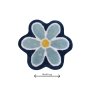 L`ESSENTIEL MAISON Prostirka za kupatilo Flower Blue - slika 3