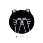 L`ESSENTIEL MAISON Prostirka za kupatilo Shy Cat Black - slika 3