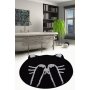 L`ESSENTIEL MAISON Prostirka za kupatilo Shy Cat Black - slika 1