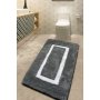 L`ESSENTIEL MAISON Prostirka za kupatilo Quadrato Frame Anthracite - slika 1
