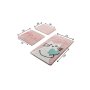 L`ESSENTIEL MAISON Set 3 prostirke za kupatilo Kedicik Pink - slika 3