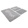 L`ESSENTIEL MAISON Set 3 prostirke za kupatilo Big Eyes Grey - slika 4