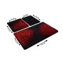 L`ESSENTIEL MAISON Set 3 prostirke za kupatilo Stella Red - slika 3