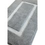 L`ESSENTIEL MAISON Set 3 prostirke za kupatilo Quadrato Frame Grey - slika 2