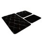 L`ESSENTIEL MAISON Set 3 prostirke za kupatilo Infinity Black - slika 4