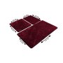 L`ESSENTIEL MAISON Set 3 prostirke za kupatilo Infinity Cherry - slika 3