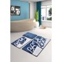 L`ESSENTIEL MAISON Set 3 prostirke za kupatilo Bathroom Blue - slika 1