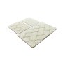 L`ESSENTIEL MAISON Set 3 prostirke za kupatilo Infinity Ecru - slika 2
