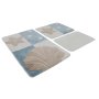L`ESSENTIEL MAISON Set 3 prostirke za kupatilo Deniz Yildizi v2 Blue - slika 4