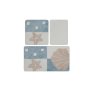 L`ESSENTIEL MAISON Set 3 prostirke za kupatilo Deniz Yildizi v2 Blue - slika 5