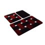 L`ESSENTIEL MAISON Set 3 prostirke za kupatilo Piazza Red - slika 2