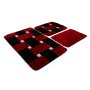 L`ESSENTIEL MAISON Set 3 prostirke za kupatilo Piazza Red - slika 4