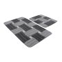 L`ESSENTIEL MAISON Set 2 prostirke za kupatilo Piazza Grey - slika 4