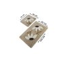 L`ESSENTIEL MAISON Set 2 prostirke za kupatilo Daisy Rock - slika 3