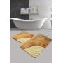 L`ESSENTIEL MAISON Set 2 prostirke za kupatilo Well Caramel - slika 1
