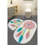 L`ESSENTIEL MAISON Set 2 prostirke za kupatilo Ruya White - slika 1