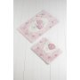 L`ESSENTIEL MAISON Set 2 prostirke za kupatilo Dantel Pink - slika 1