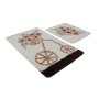 L`ESSENTIEL MAISON Set 2 prostirke za kupatilo Alacati Brown - slika 4