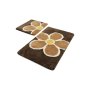 L`ESSENTIEL MAISON Set 2 prostirke za kupatilo Flower Brown - slika 2