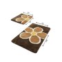L`ESSENTIEL MAISON Set 2 prostirke za kupatilo Flower Brown - slika 3