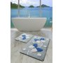 L`ESSENTIEL MAISON Set 2 prostirke za kupatilo Mari Blue - slika 1