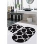 L`ESSENTIEL MAISON Set 2 prostirke za kupatilo Bonne Oval Black - slika 1