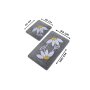 L`ESSENTIEL MAISON Set 2 prostirke za kupatilo Daisy Grey - slika 3