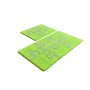 L`ESSENTIEL MAISON Set 2 prostirke za kupatilo Puzzle Neon Green - slika 2