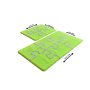 L`ESSENTIEL MAISON Set 2 prostirke za kupatilo Puzzle Neon Green - slika 3