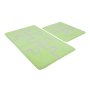L`ESSENTIEL MAISON Set 2 prostirke za kupatilo Puzzle Neon Green - slika 4