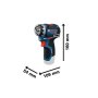 BOSCH PRO HEAVY DUTY GSR 12V-32 FC Odvrtač u L-BOXX 102 sa 2x 2.0 Ah Li-ion akumulatora, 06019N7104 - slika 3