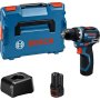 BOSCH PRO HEAVY DUTY GSR 12V-32 Akumulatorska bušilica-odvrtač sa 2x 2.0 Ah Li-ion akumulatora, brzim punjačem, 06019N7002 - slika 1