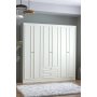 HANAH HOME Garderober Mira 6 210 White - slika 2