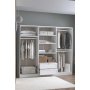 HANAH HOME Garderober Terra 6 182 White - slika 5