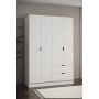 HANAH HOME Garderober Arden 4 White - slika 2