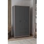 HANAH HOME Garderober Arden 3 Anthracite - slika 2