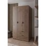 HANAH HOME Garderober Arden 3 Atlas Pine - slika 3