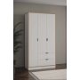 HANAH HOME Garderober Arden 3 White - slika 2