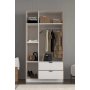 HANAH HOME Garderober Arden 3 White - slika 4