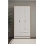 HANAH HOME Garderober Arden 3 White - slika 1