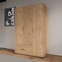HANAH HOME Garderober Royal Drawers 120 Oak - slika 3