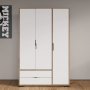 HANAH HOME Garderober Royal Drawers 120 Oak White - slika 2