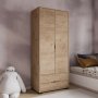 HANAH HOME Garderober Royal Drawers 80 Oak - slika 1