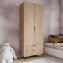 HANAH HOME Garderober Aden Drawes Oak - slika 1