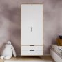 HANAH HOME Garderober Aden Drawes Oak White - slika 2