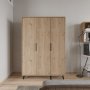 HANAH HOME Garderober Aden 120 Oak - slika 2