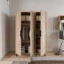 HANAH HOME Garderober Aden 120 Oak - slika 3